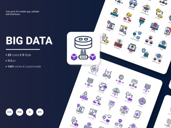 Big Data Icon Pack: A Practical Asset for Modern Visual Projects