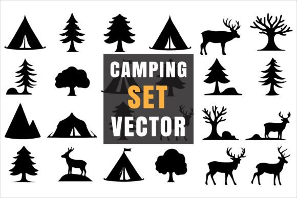 Camping Equipment Vector Set: From Concept to Creative Execution