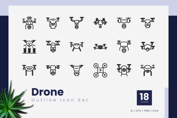 Drone Outline Icons: A Practical Evaluation for Creatives and Professionals