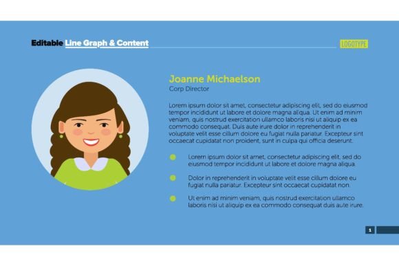 Female Employee Introduction Slide Template: Elevating HR Presentations Through Design