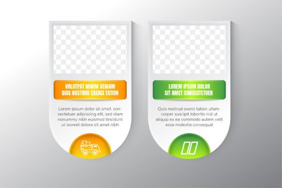 Four Photo Frame Infographic with Icon: A Visual Storytelling Tool