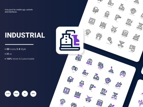 Making the Industrial Icon Pack Work Harder for Your Projects