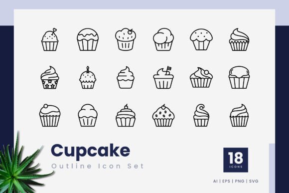 Why Outline Icon Sets Like Cupcake Outline Icons Are Reshaping Modern Visual Communication